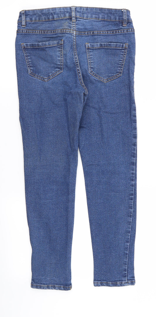 New Look Womens Blue Skinny Jeans Size 8 L28 in