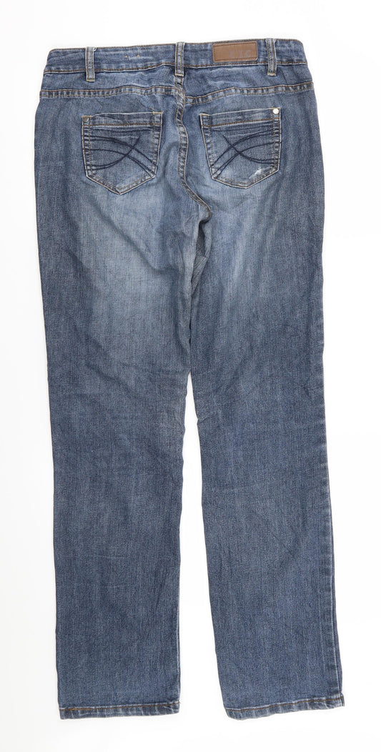 c.i.c Mens Blue Straight Jeans Size 29 in L34 in