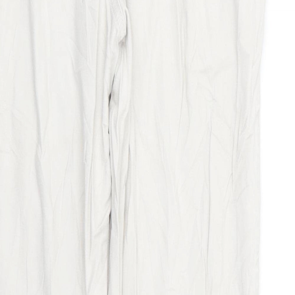 Isolde Womens White Skinny Jeans Size 12 L29 in