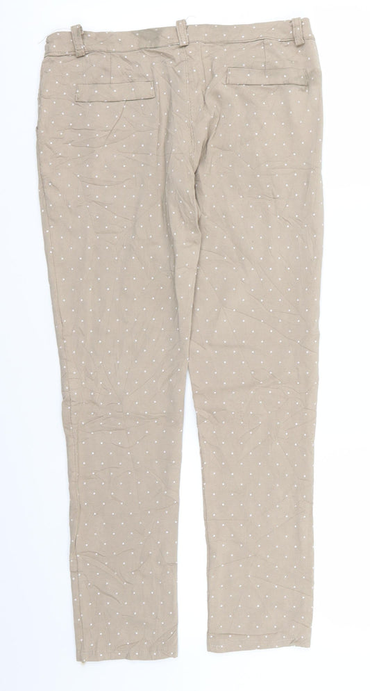 Womens UK Size 24 in Preworn Regular Fit Beige Trousers