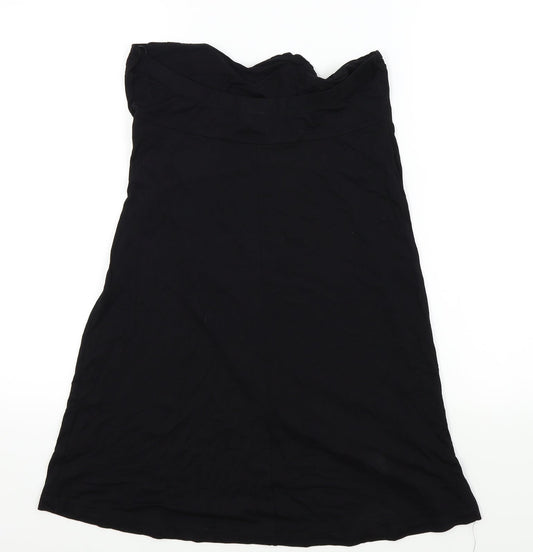 NEXT Womens Black Fit & Flare Size 12 - Ruffle Detail