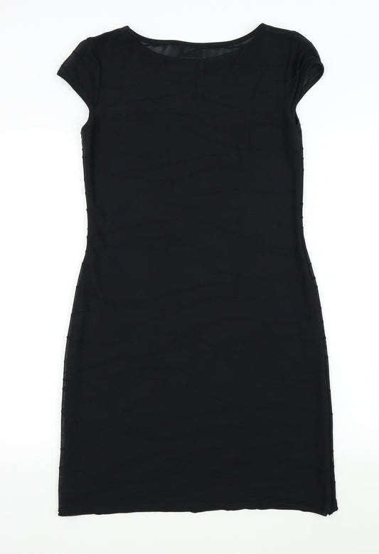 Wallis Womens Black A-Line Size 12