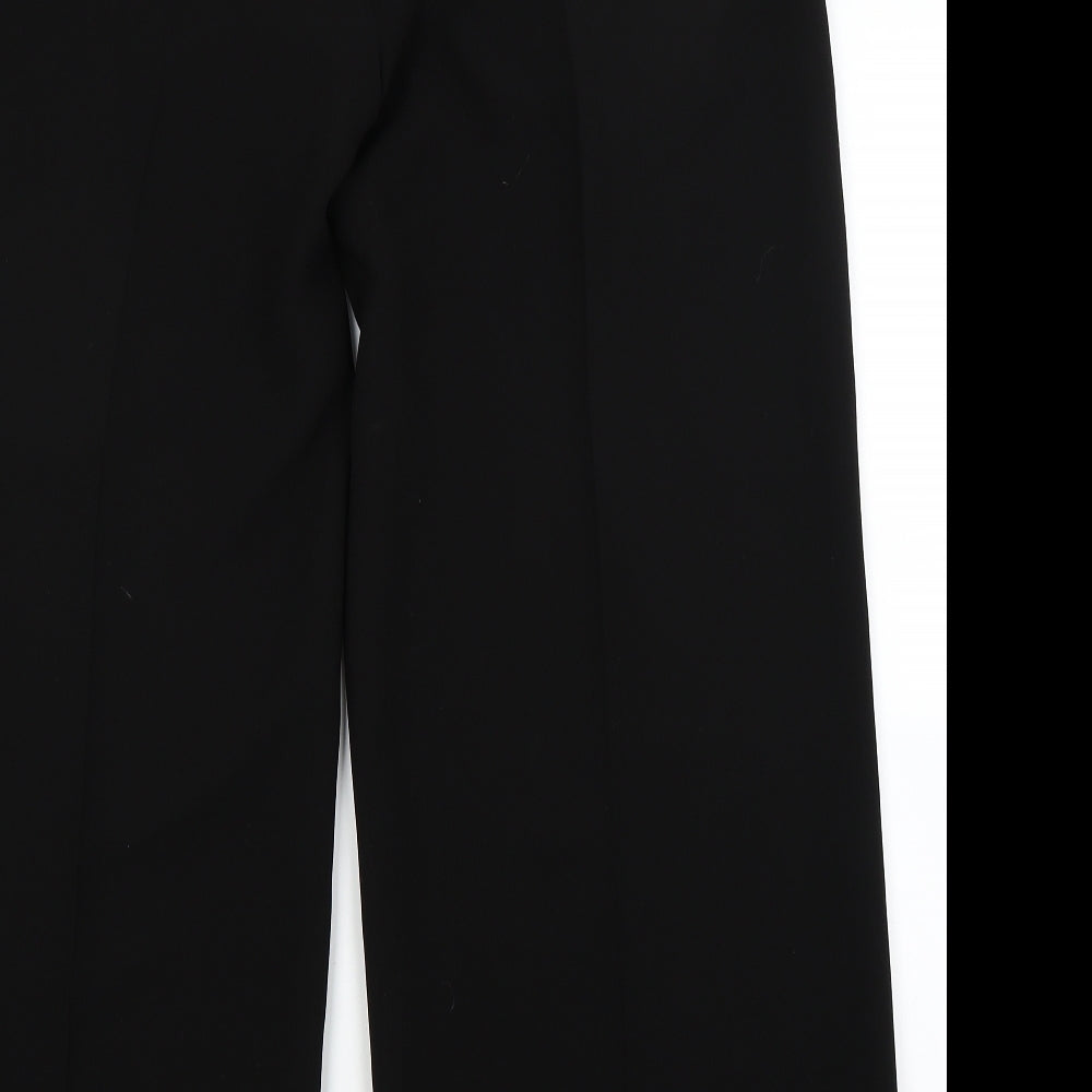 Womens UK Size 18 Reflections Regular Fit Black Trousers