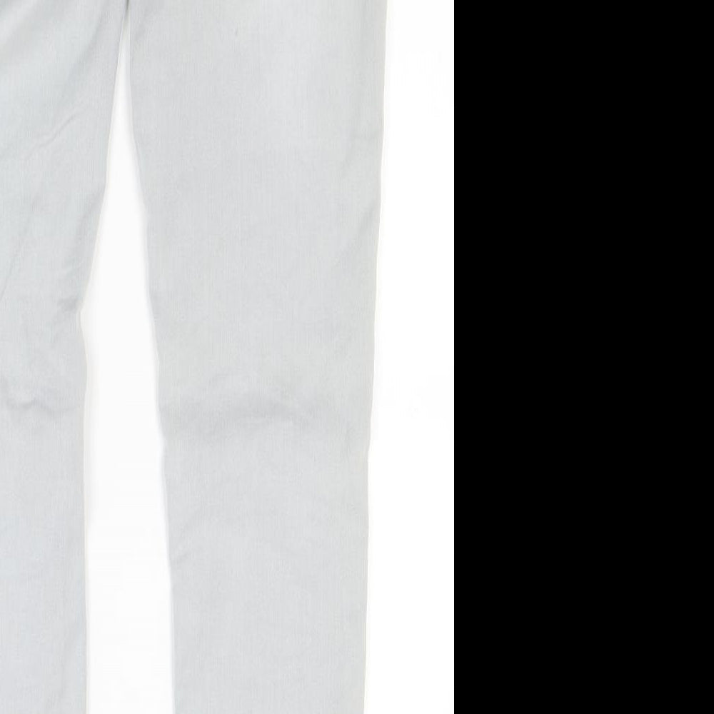 Matalan Womens Grey  Denim Skinny Jeans Size 10 L25 in