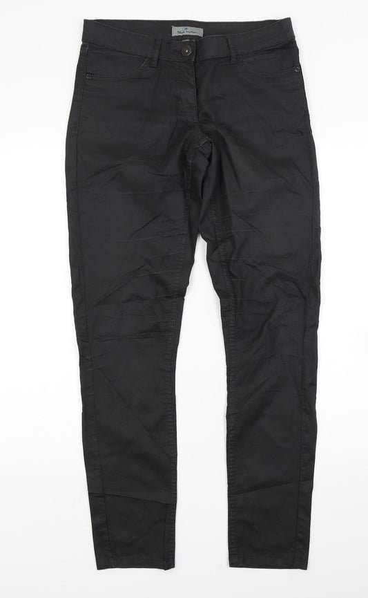 Womens UK Size 8 Blue motion Regular Fit Skinny Black Jeans