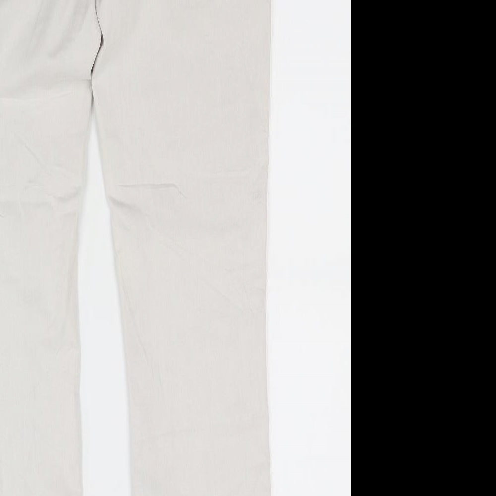 Womens UK Size 29 in Street One Regular Fit Skinny White Jeans