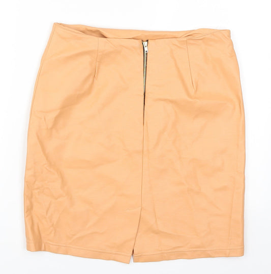Atmosphere Womens Orange   Mini Skirt Size 10