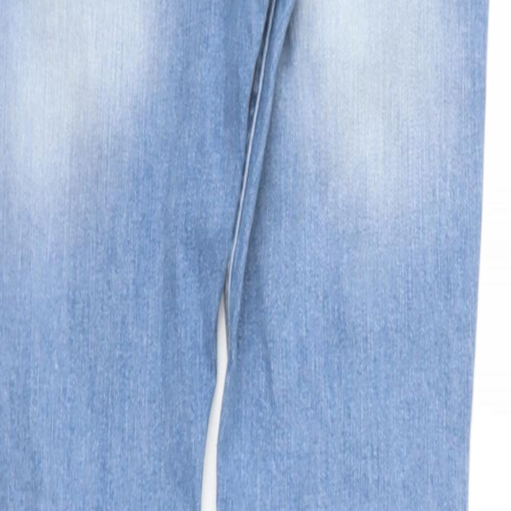 Womens UK Size 32 H&M Regular Fit Straight Blue Jeans