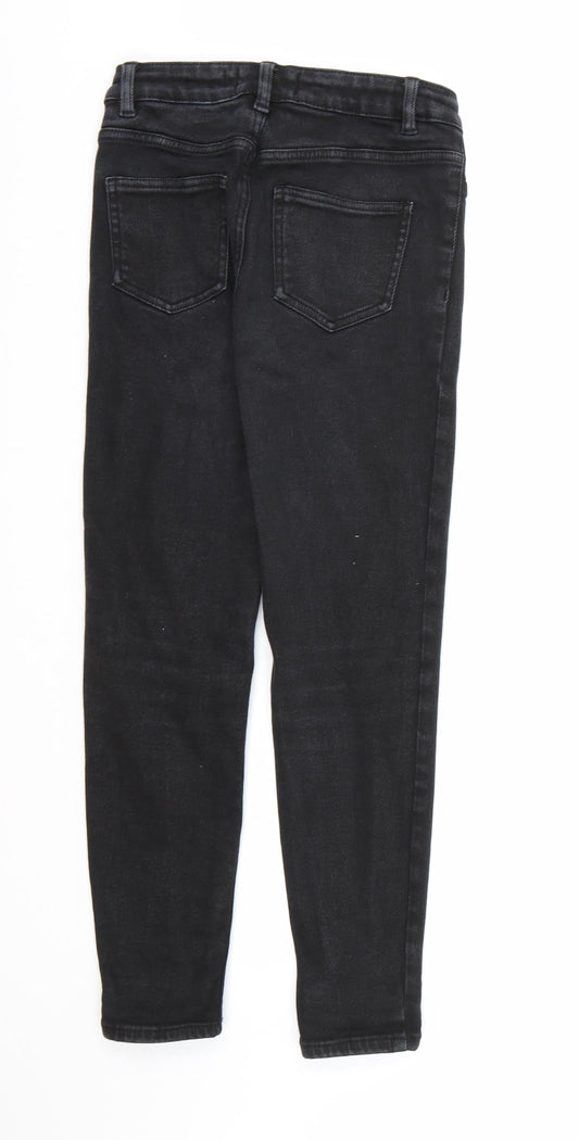 New Look Womens Black Denim Skinny Jeans Size 8 L25 in