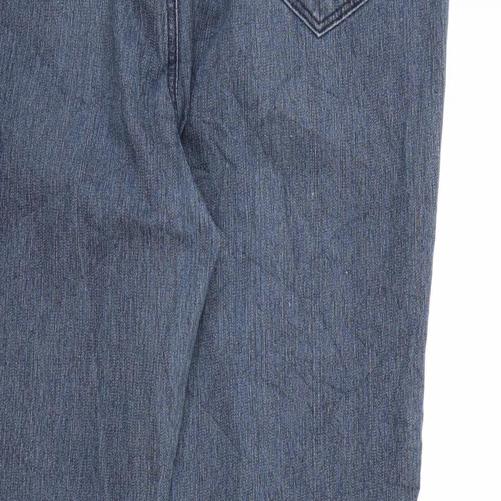 Sunbird Womens Blue Denim Straight Jeans L27 in