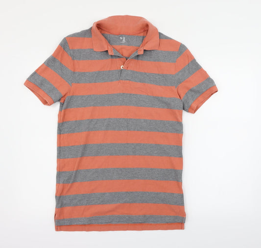 Womens UK Size M Gap Orange Basic Polo
