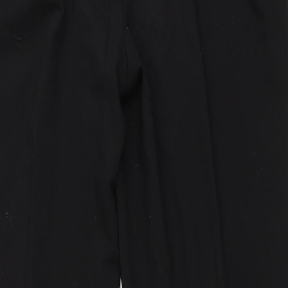 Womens UK Size 14 Oscar B Regular Fit Black Trousers