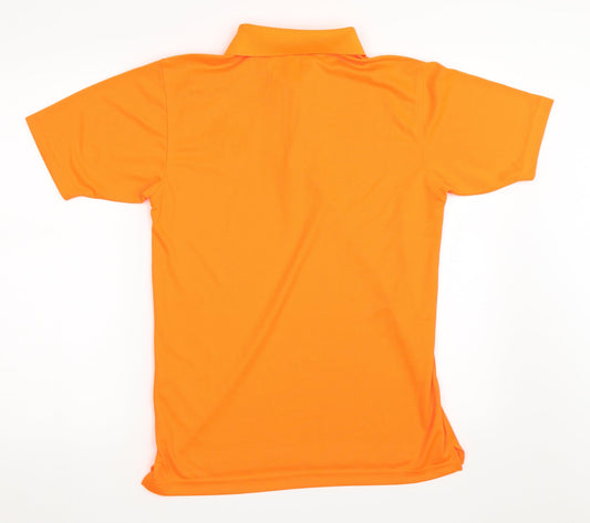 Preworn Mens Orange T-Shirt Size S