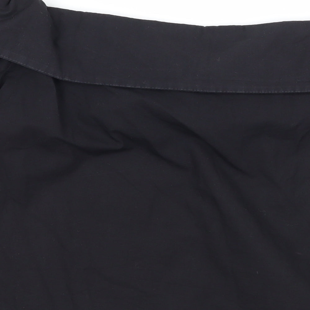 Womens UK Size S Flammode Black Basic Blouse