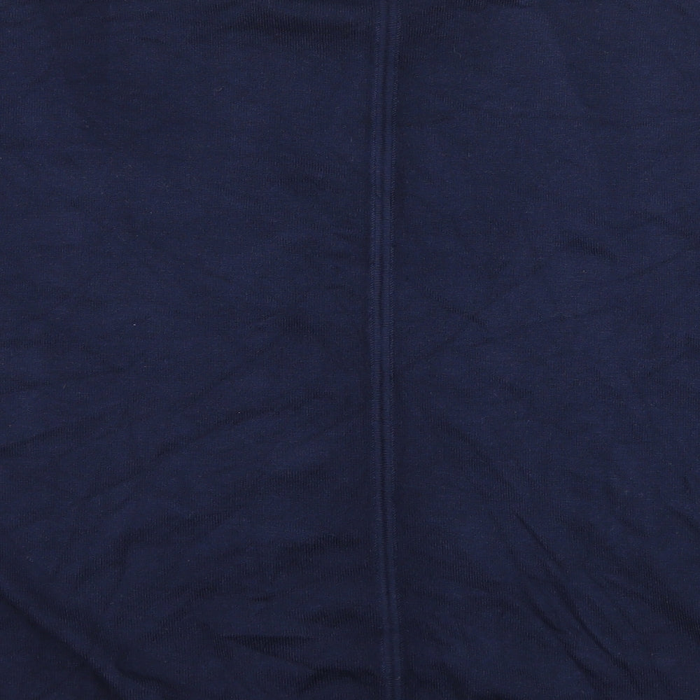 F&F Womens Blue Floral Basic Blouse Size 10