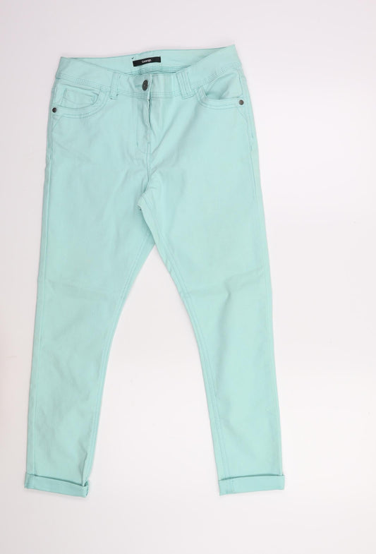 Next Womens Blue Denim Skinny Jeans Size 10 L25 in