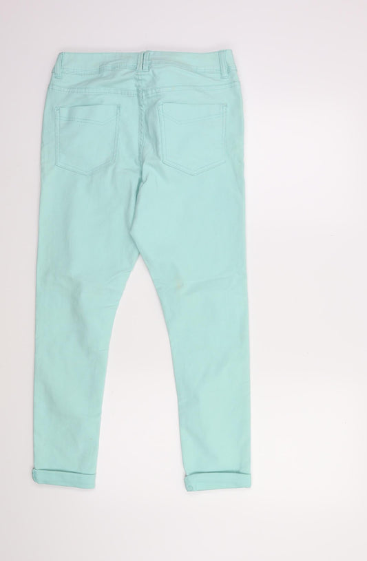 Womens UK Size 10 NEXT Regular Fit Skinny Blue Jeans
