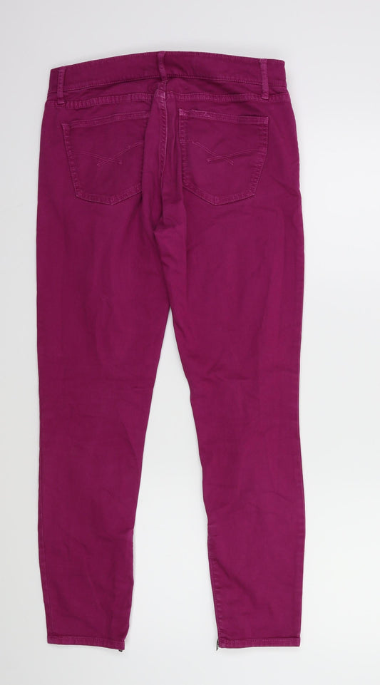 Gap Womens Purple Denim Skinny Jeans Size 10 L27 in