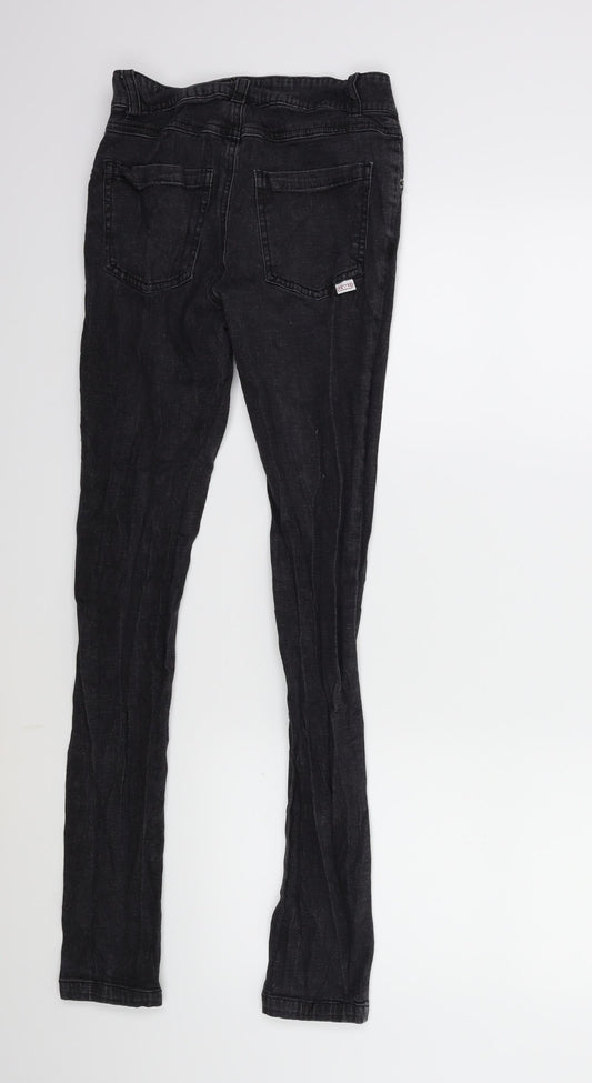 WOW Womens Black Denim Skinny Jeans Size M L28 in