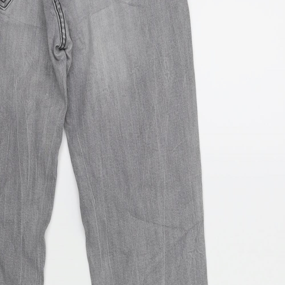 Womens UK Size 10 Up Fashion Regular Fit Skinny Grey Jeans