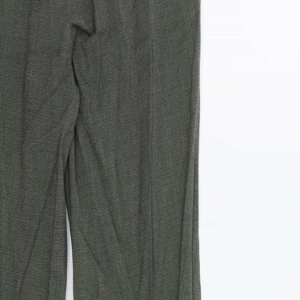 New Look Womens Green Trousers Size 8 L28 in