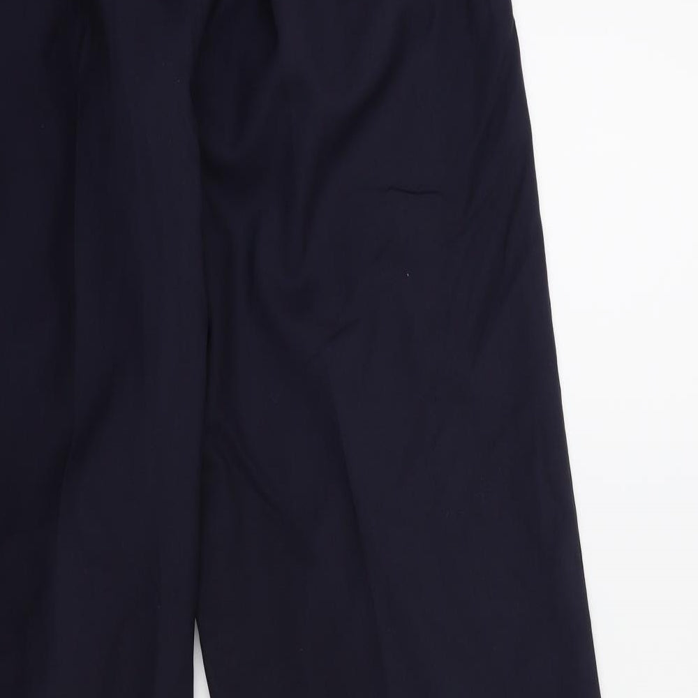 Womens UK Size 30 in Preworn Regular Fit Blue Trousers