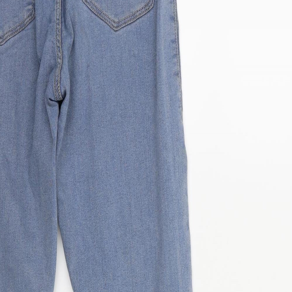 Topshop Womens Blue Denim Skinny Jeans Size 28 in L32 in