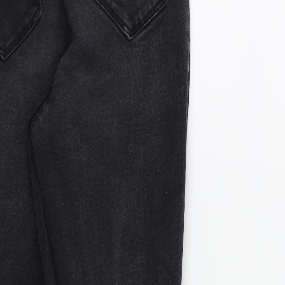 Matalan Womens Black Denim Skinny Jeans Size 8 L25 in