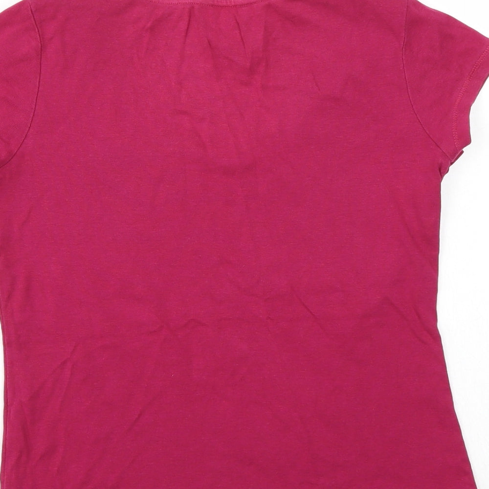 George Womens Purple Basic T-Shirt Size 12