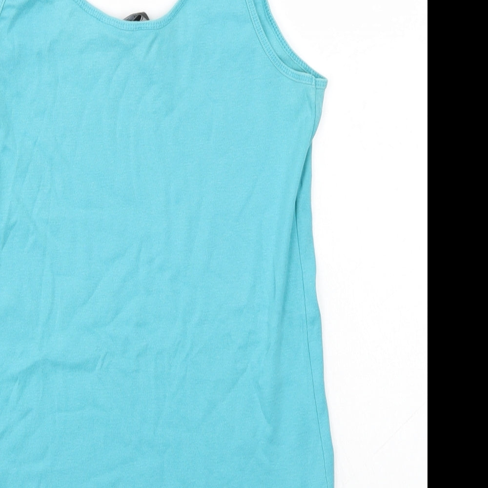F&F Womens Blue Basic Tank Size 8