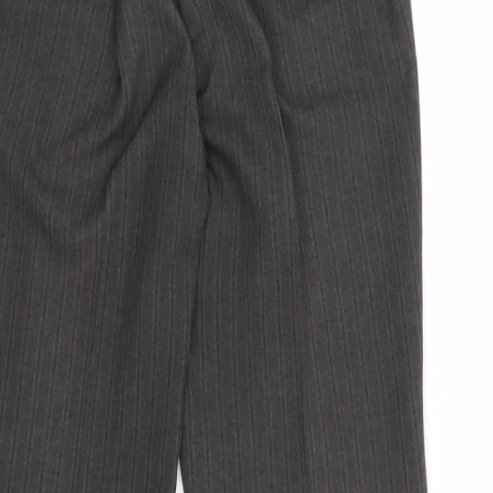 Womens UK Size 10 BM Regular Fit Brown Trousers