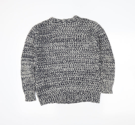 Atmosphere Womens Grey Herringbone Wrap Jumper Size 10