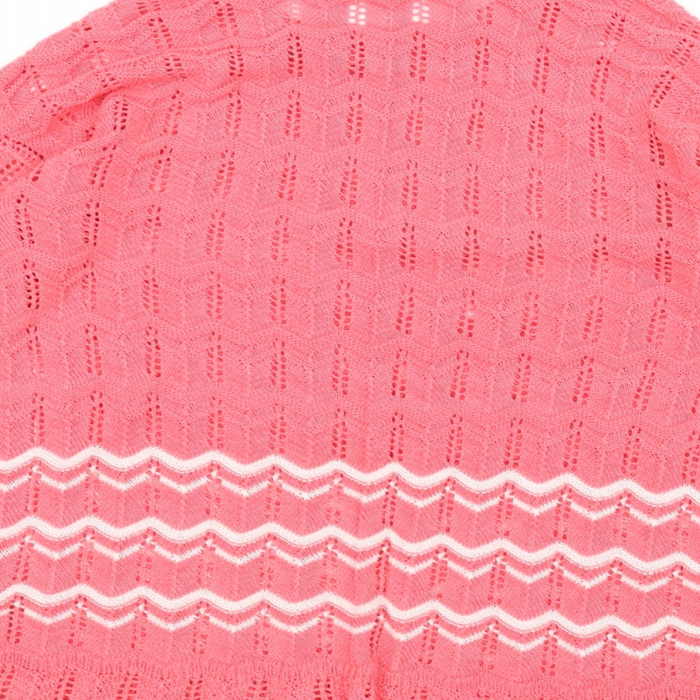 NEXT Womens Pink Knit Pullover Jumper Size 10