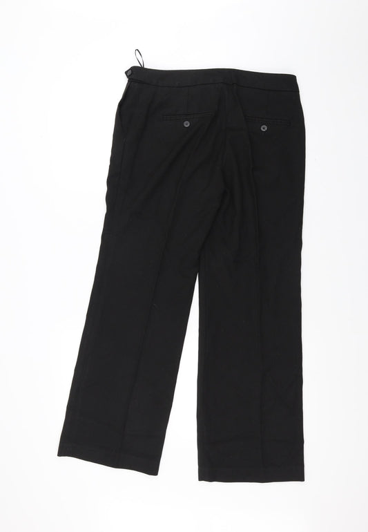 NEXT Mens Black Trousers Size 16 L25 in