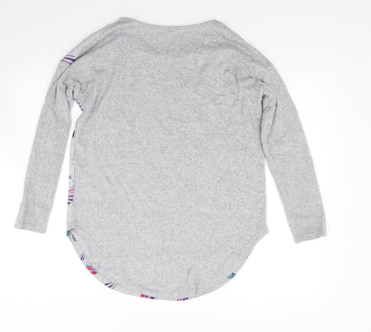 Stock Shop Womens Grey Knit Pullover Jumper Size S - Kingfisher