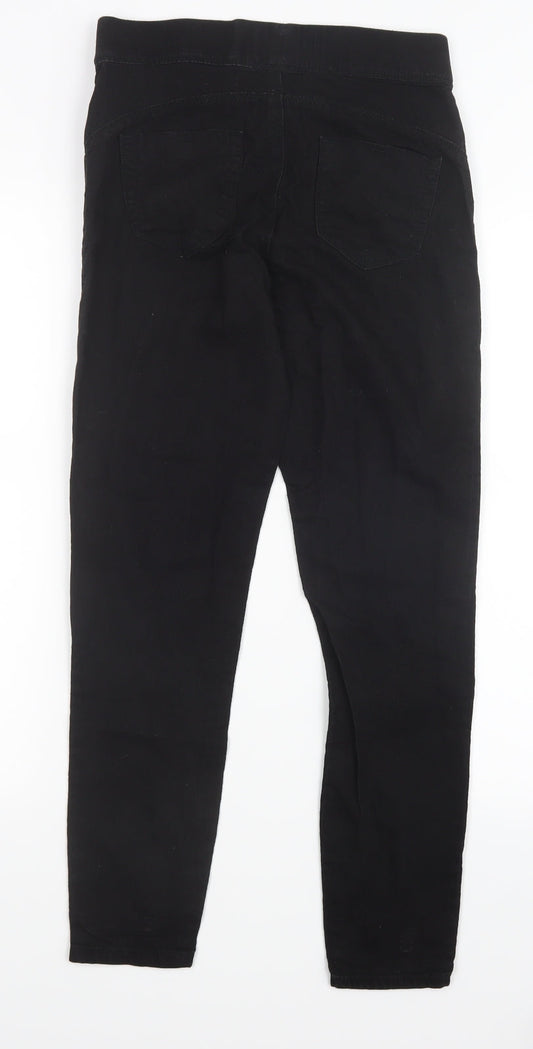 Denim Co. Womens Black Denim Jegging Jeans Size 8 L26 in