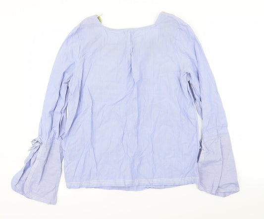 Womens UK Size 10 NEXT Blue Basic T-Shirt