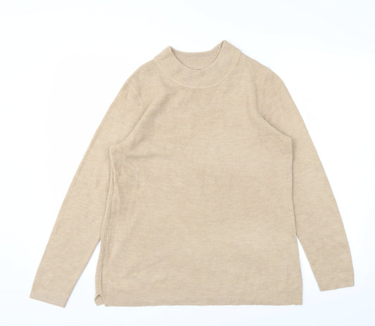 Papaya Womens Beige Pullover Jumper Size 14