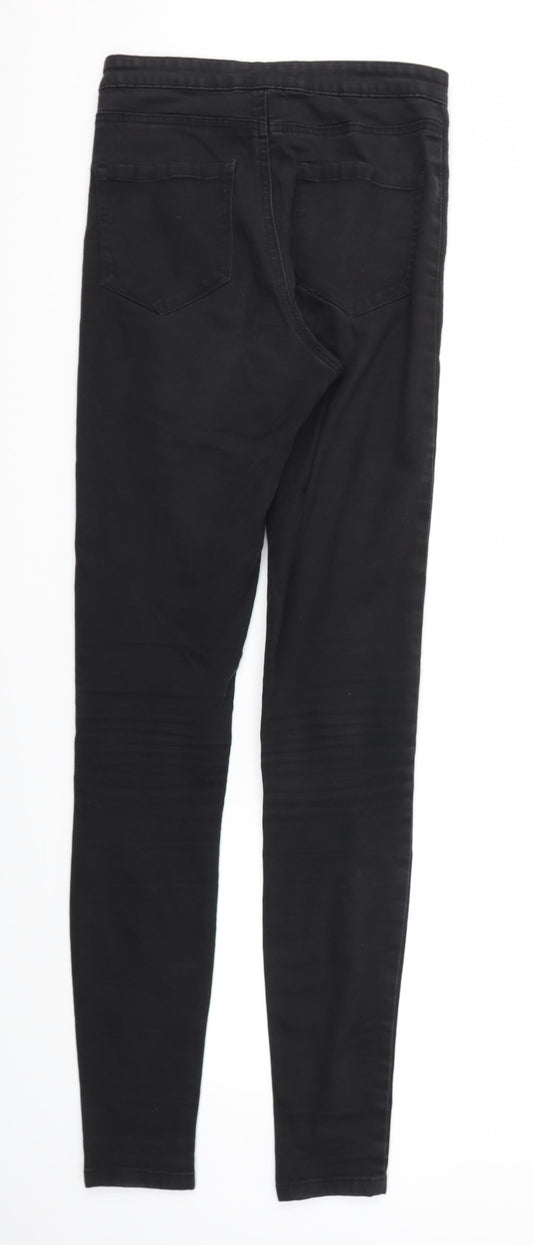 Denim &co Womens Black Skinny Jeans Size 10 L32 in