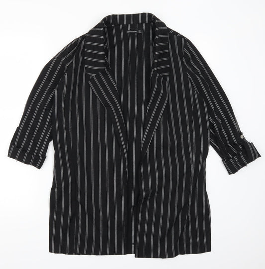 Womens UK Size S Stradivarius Black Jacket