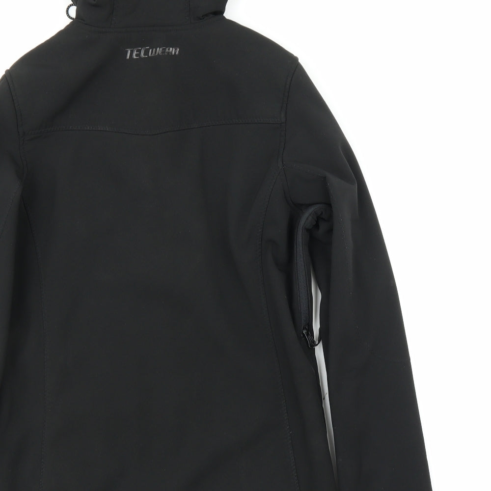 Rodeo Womens Black Windbreaker Jacket Size 8