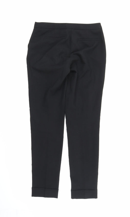 Primark Womens Black Carrot Trousers Size 8 L28 in
