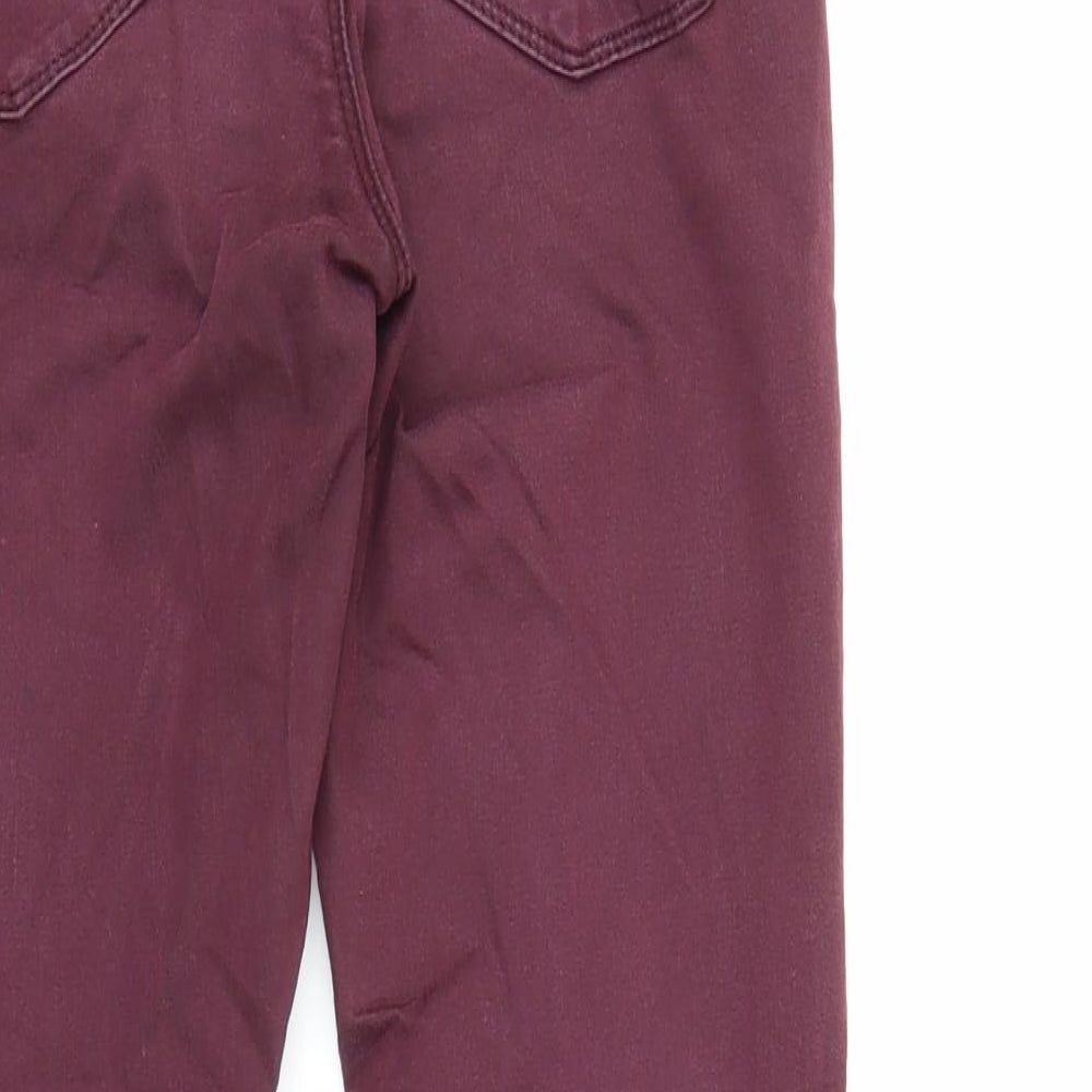 Topshop Womens Purple Skinny Jeans Size 28 in L26 in