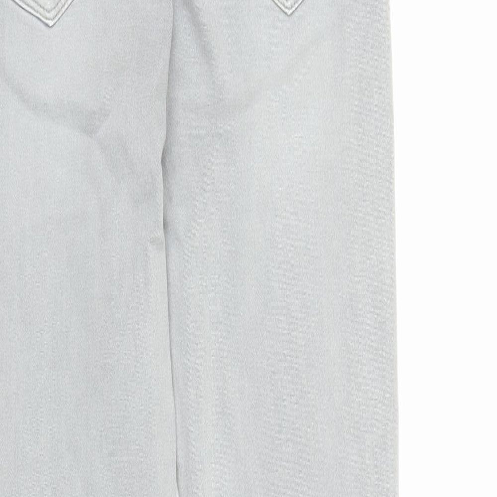 Toxik Womens Grey Denim Skinny Jeans Size 8 L26 in