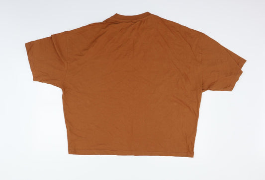 Womens UK Size L ASOS Orange Basic T-Shirt