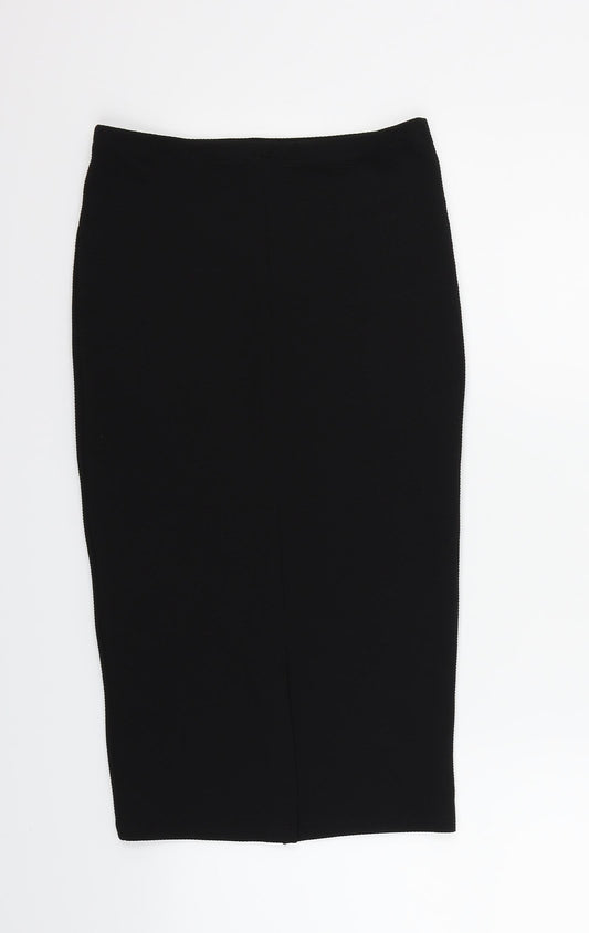 Papaya Womens Black   Flare Skirt Size 8