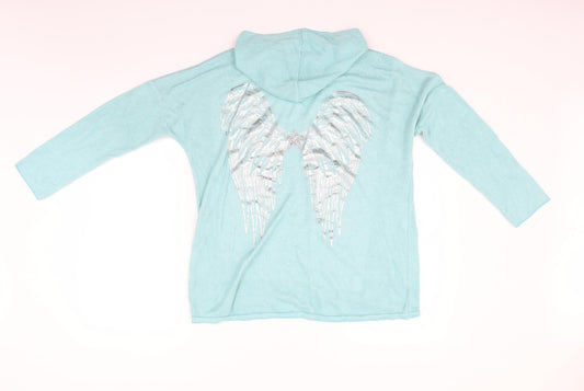 New Collection Womens Blue Pullover Jumper Size XL - wings