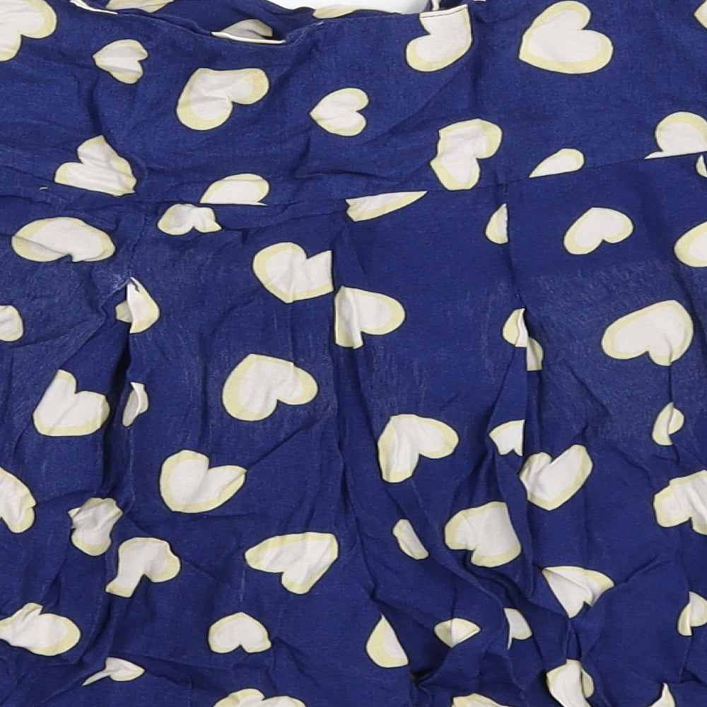 Therapy Womens Blue Polka Dot Hot Pants Shorts Size 8