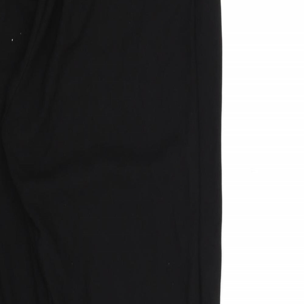 Womens UK Size One Size Preworn Slim Fit Jegging Black Trousers