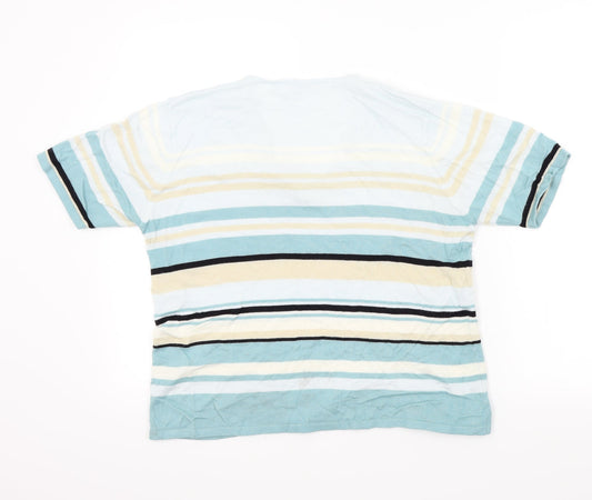 Berkertex Womens Blue Striped Pullover Jumper Size 16